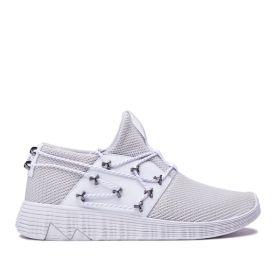 Mens Supra Low Top Shoes MALLI Cool Grey/white | AU-45521